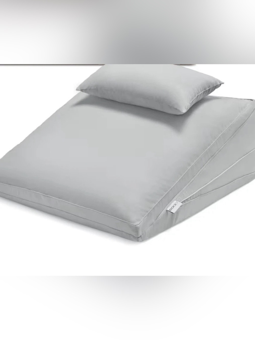 Coop Home Goods Adjustable Wedge Pillow Ergonomic Memory Foam NEW